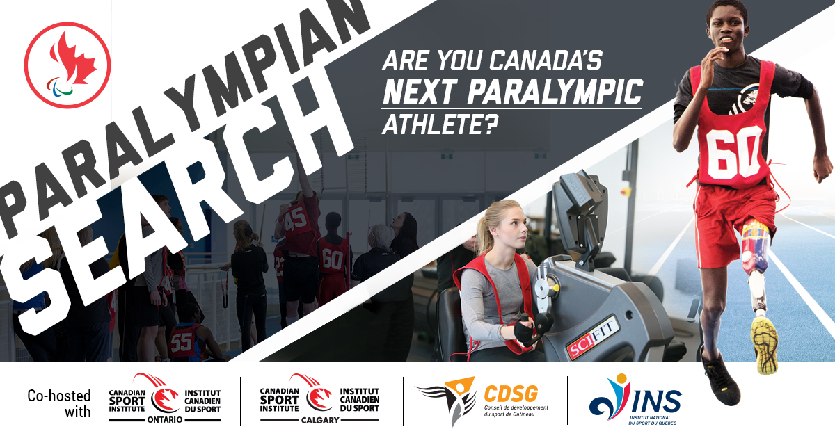 Paralympian Search website header image